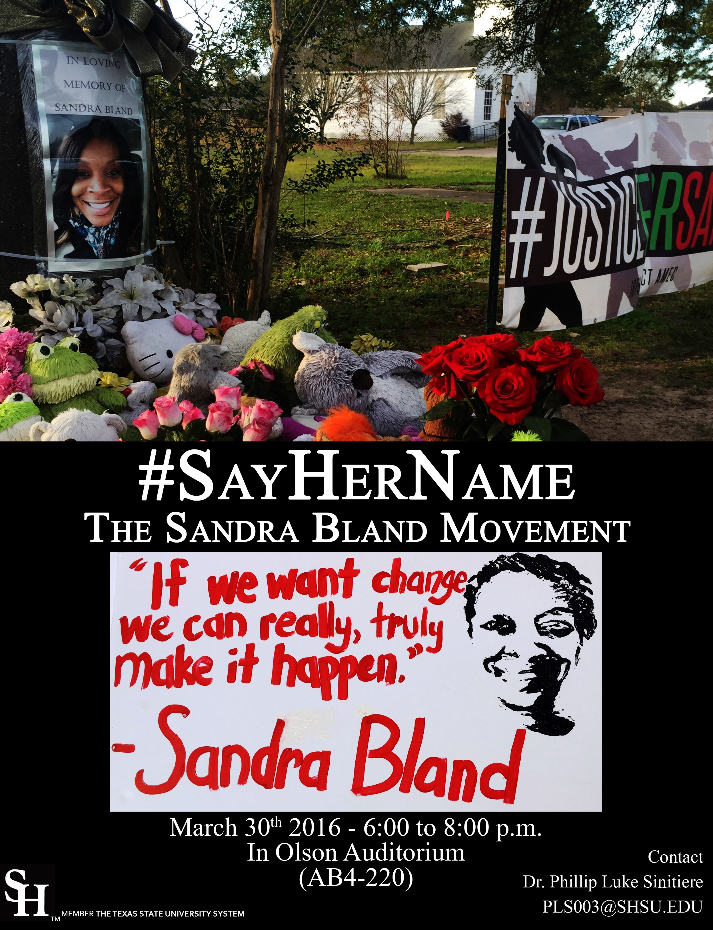 SayHerName Poster