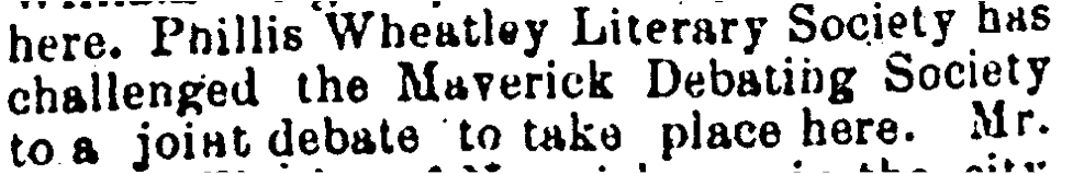 “New London Notes,” 6 July 1886, New York Freeman (New York, New York), Readex: African American Newspapers Series 1, 1827-1998, Web.