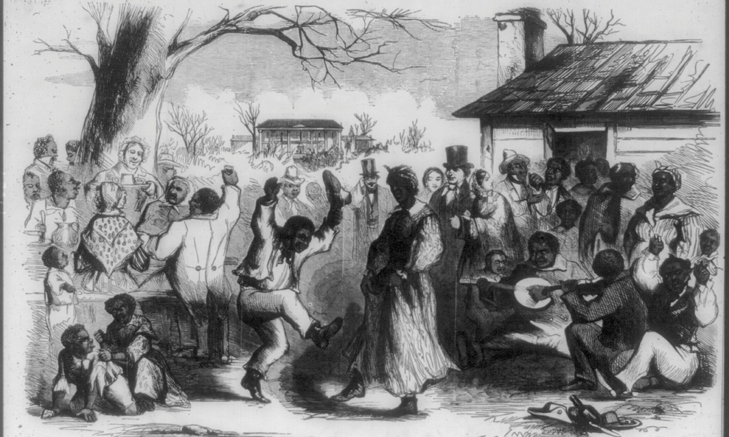 Plantation Frolic on Christmas Eve,’ from Frank Leslie’s Illustrated Newspaper, 1857 (Source: Library of Congress).