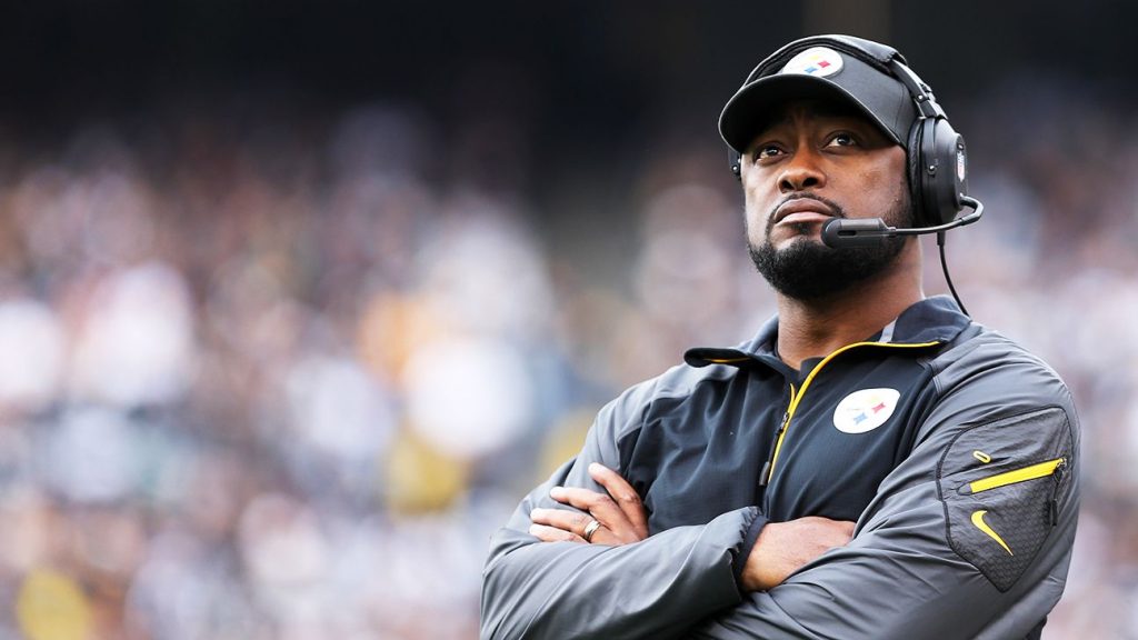 Pittsburgh Steelers coach Mike Tomlin. Source: ESPN.