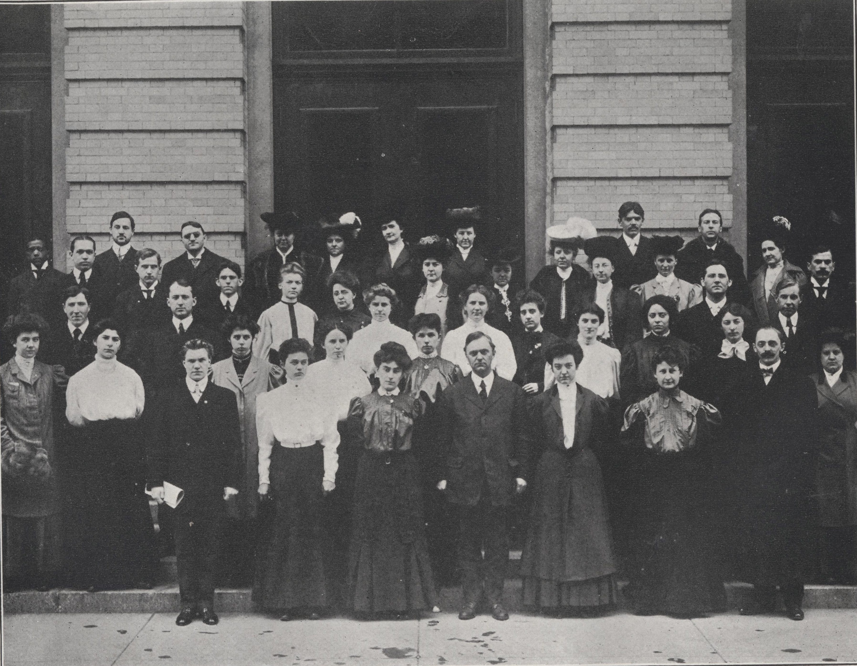 Florence Price's class photo from 1906. Photo: New England Conservatory Archive.